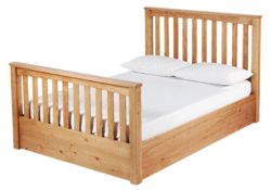 Collection - Maximus Oak Stained Ottoman - Bed Frame - Kingsize